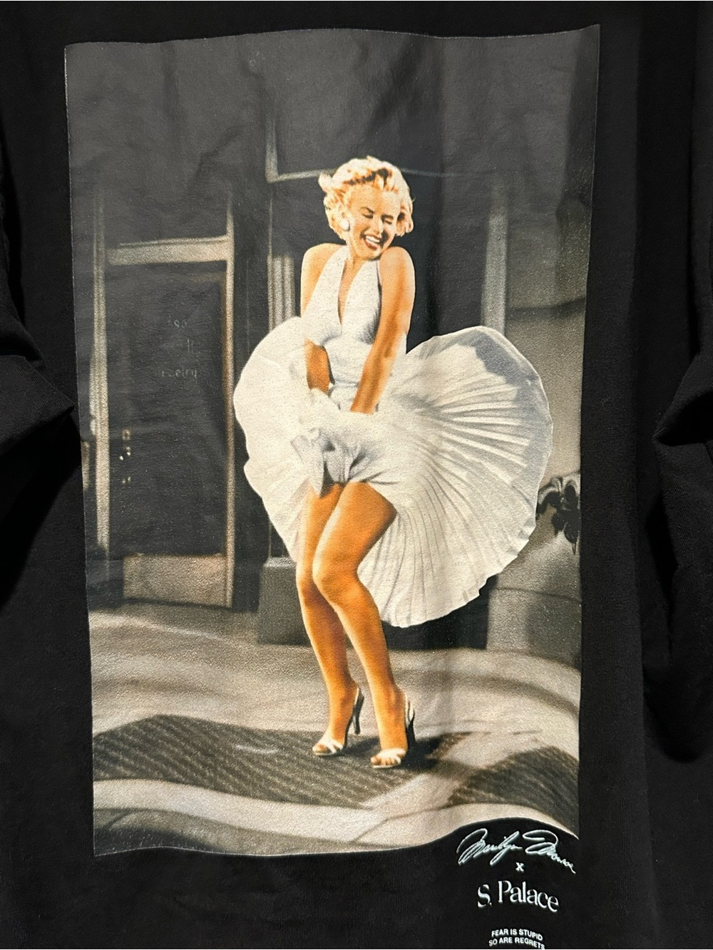 S. Palace x Marilyn Monroe Black T-Shirt – Large